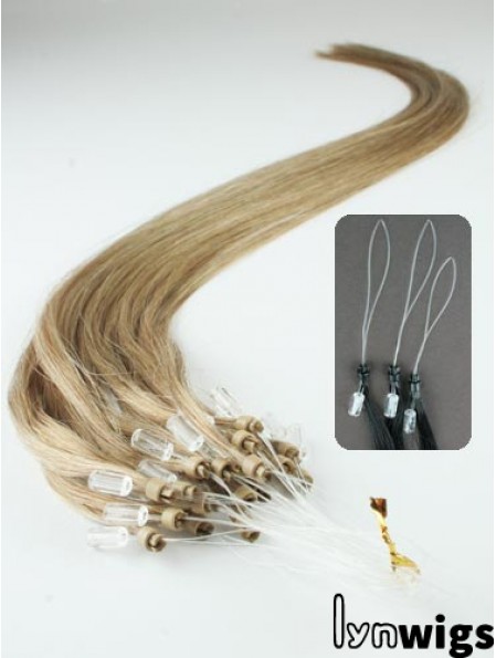 Good Blonde Straight Micro Loop Ring Hair Extensions