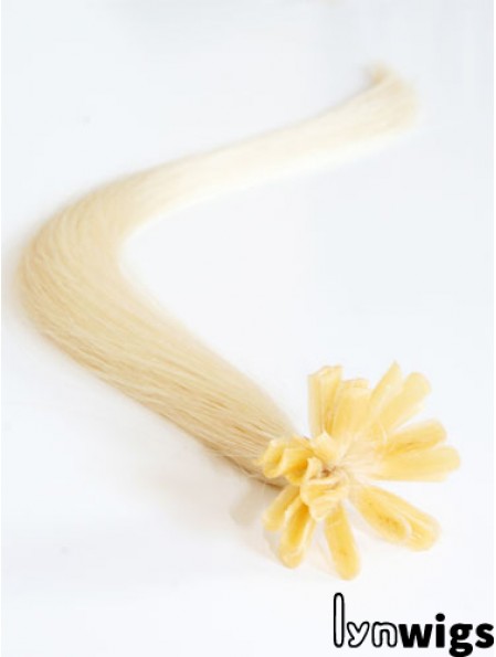 Blonde Straight Gorgeous Nail/U Tip Hair Extensions