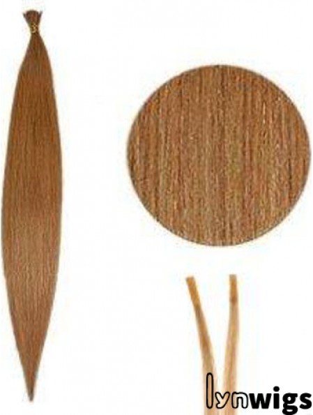 Auburn Straight Stick/I Tip Hair Extensions