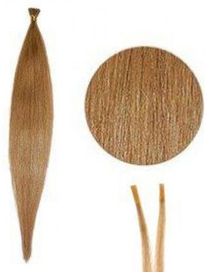 Blonde Straight Stick/I Tip Hair Extensions