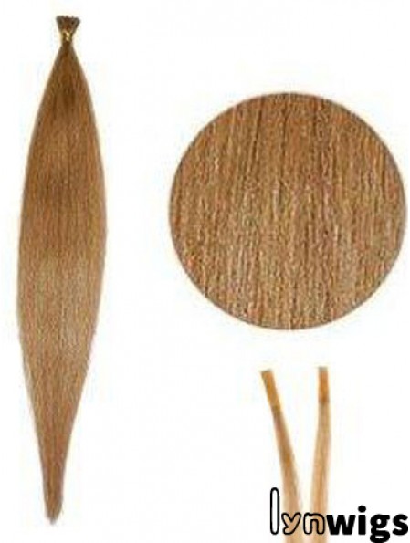 Blonde Straight Stick/I Tip Hair Extensions