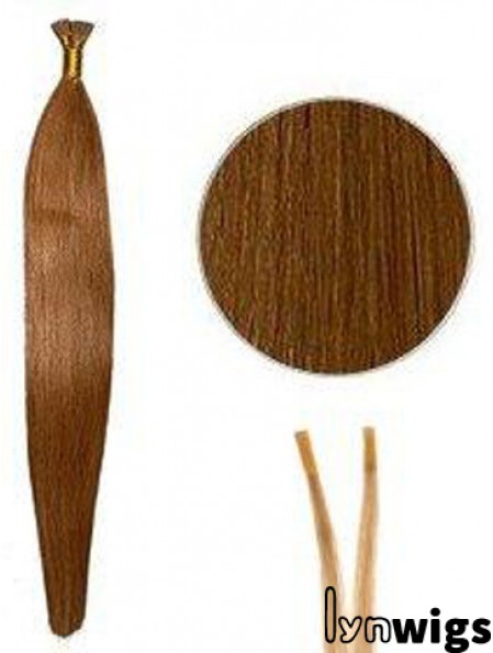 Auburn Straight Stick/I Tip Hair Extensions