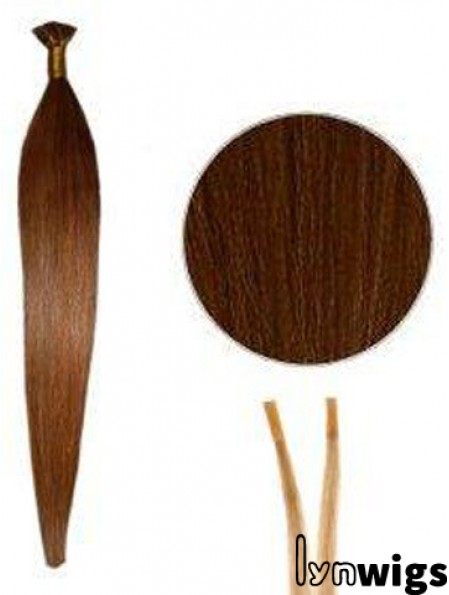 Auburn Straight Stick/I Tip Hair Extensions