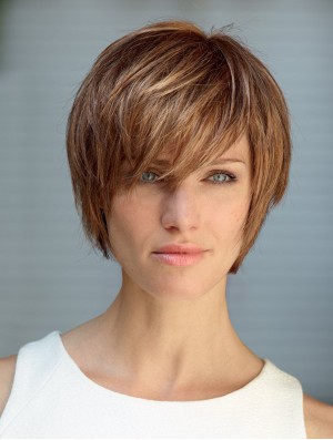 Women's Bob Wigs Chin Length Straight Style Bobs Cut