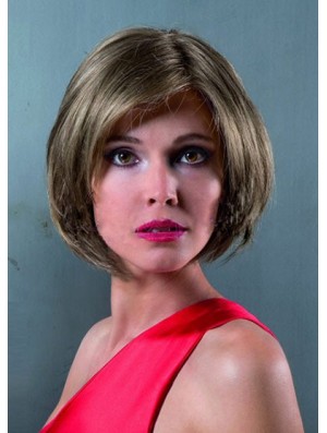 Lace Front Chin Length Straight Brown Discount Bob Wigs