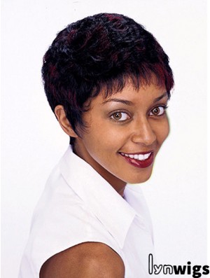 Short Wigs For African American Women Curly Style Auburn Color Bobcuts