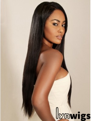 24 inch Black Lace Front Wigs For Black Women