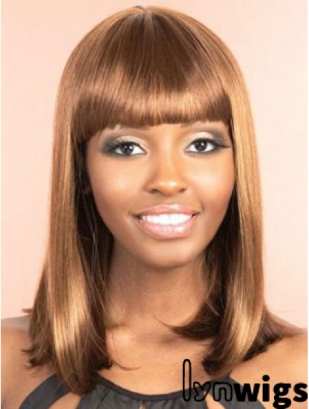 Cheap African Wigs Straight Style Bobs Cut Shoulder Length