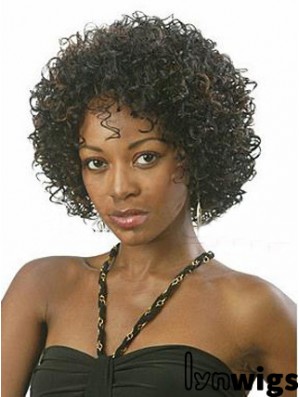 New 10 inch Chin Length Kinky Wigs For Black Women