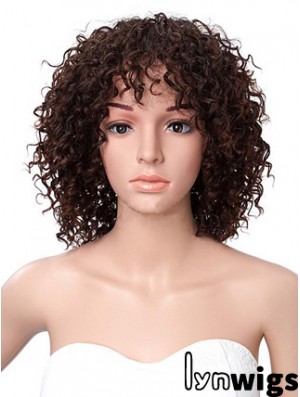 14 inch Brown Lace Front Wigs For Black Women