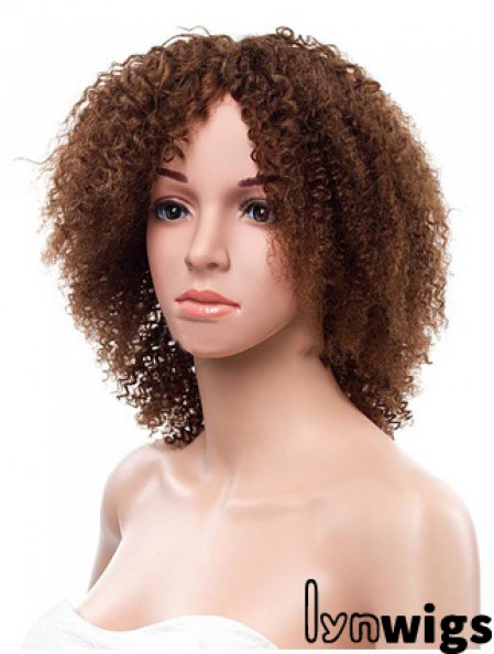 Short African American Hairstyles Remy Human Lace Front Brown Color