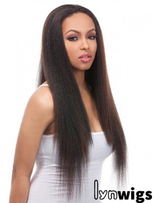 24 inch Black Lace Front Wigs For Black Women