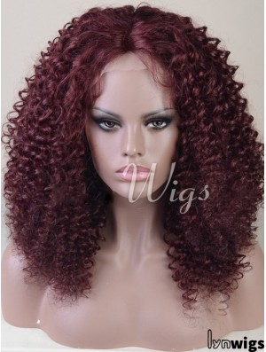 Ideal 14 inch Long Kinky Wigs For Black Women