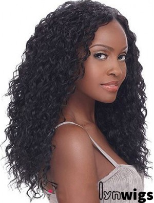 Flexibility 18 inch Long Kinky Wigs For Black Women