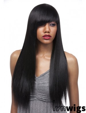 24 inch Black Lace Front Wigs For Black Women