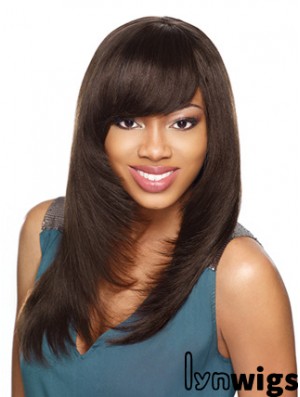 18 inch Brown Lace Front Wigs For Black Women