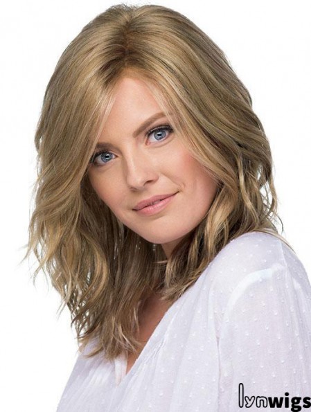 Layered 14 inch Shoulder Length Wavy New Medium Wigs