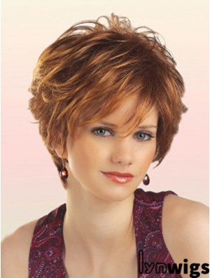 Cheap Synthetic Wigs With Capless Short Length Layered Cut