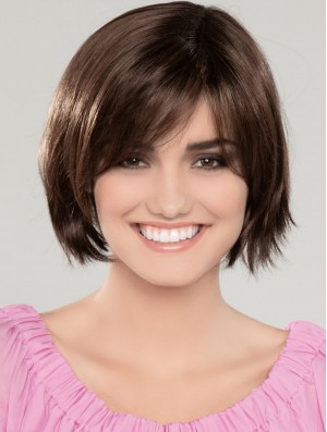 10 inch Chin Length Brown Straight Cheapest Bob Wigs