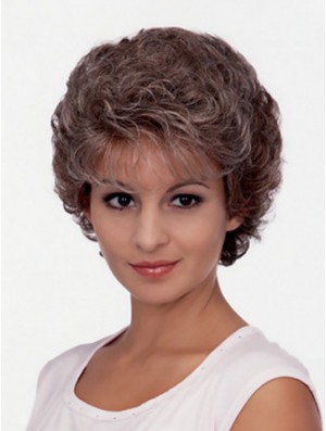 Cheap Beautiful Synthetic Hair Short Length Classic Cut Curly Style