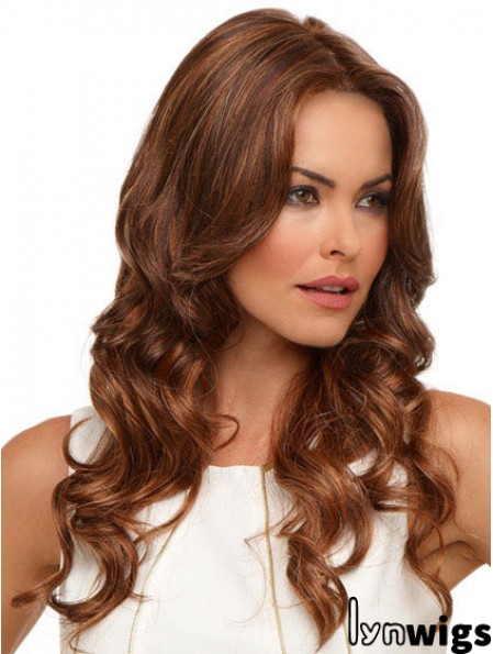 Wavy Without Bangs Long Auburn Fabulous Lace Front Wigs