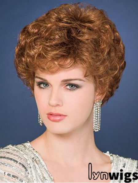 Cropped Curly Capless Layered 6 inch Amazing Synthetic Wigs