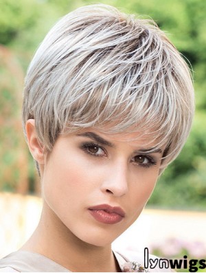 Fashion 6 inch Straight Boycuts Short Wigs