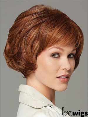 Wavy Auburn New Short Classic Wigs