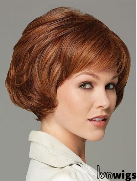 Wavy Auburn New Short Classic Wigs