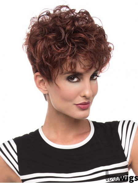 Curly Red Beautiful Short Classic Wigs