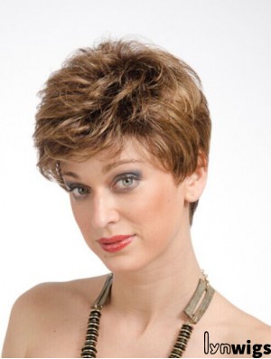 Online 6 inch Straight Auburn Boycuts Short Wigs