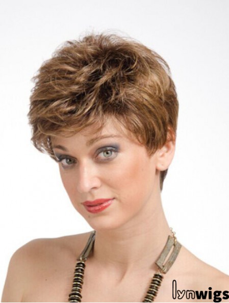 Online 6 inch Straight Auburn Boycuts Short Wigs