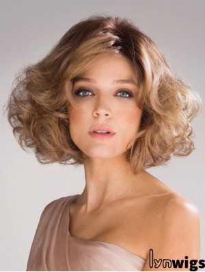 Wavy Layered 10 inch Blonde Exquisite Synthetic Wigs