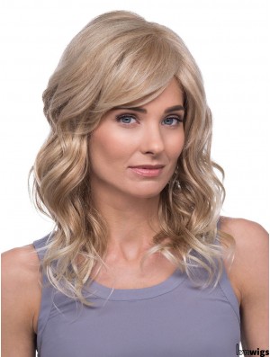 Ombre/2 tone Layered Wavy 14 inch Long Sleek Monotop Wigs