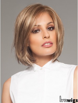 Chin Length Blonde Gorgeous 10 inch Straight Bob Wigs