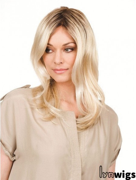 Wavy Without Bangs Long Blonde Perfect Wigs