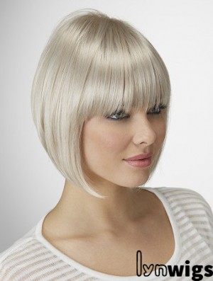 Straight Chin Length 10 inch Capless Great Bob Wigs