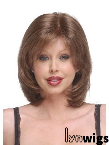 Capless Chin Length Straight Auburn Discount Bob Wigs