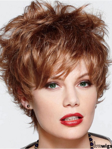 Wig Store UK Cropped Color Auburn Color With Capless Boycuts