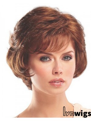 Short Wavy Capless Wigs UK