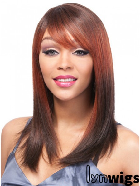 16 inch Ombre/2 Tone Lace Front Wigs For Black Women