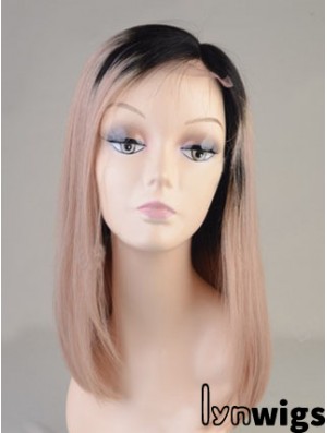 Long Straight Without Bangs Full Lace 14 inch Best Black Women Wigs