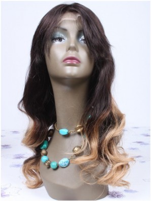 Long Wavy Without Bangs Full Lace 18 inch Fabulous Black Women Wigs