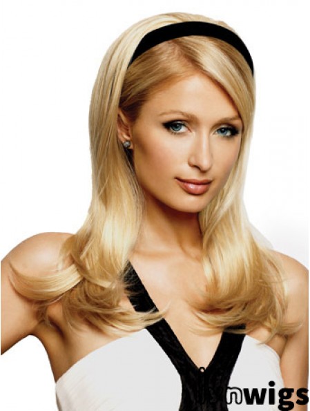 Great Blonde Synthetic Straight Hair Falls