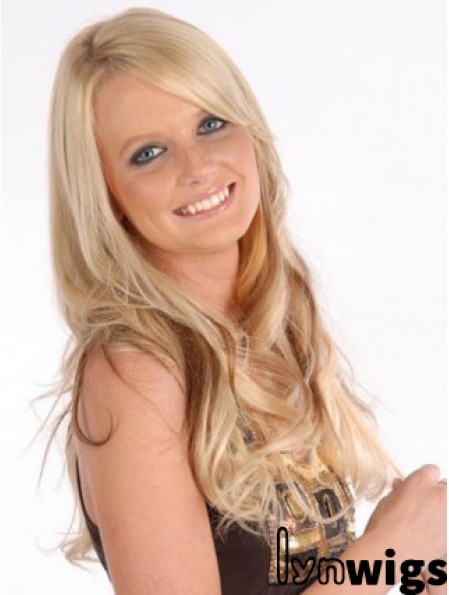 Affordable Blonde Curly Remy Human Hair Clip In Hair Extensions