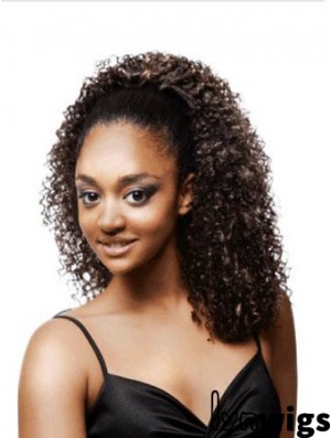 Style Brown Synthetic Curly Hair Falls