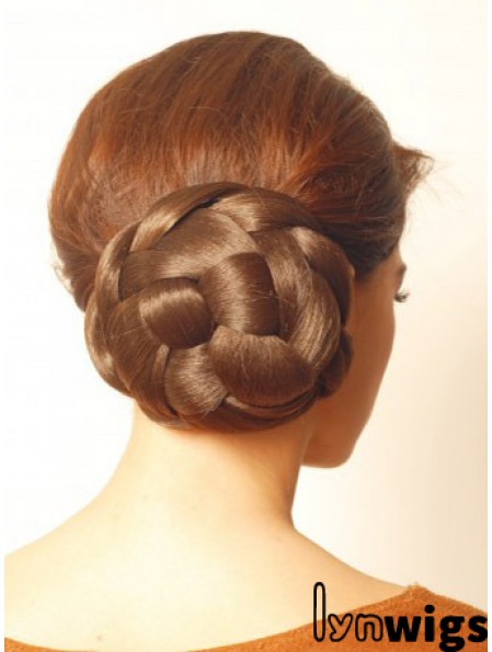 Brown Hair Pieces Bun