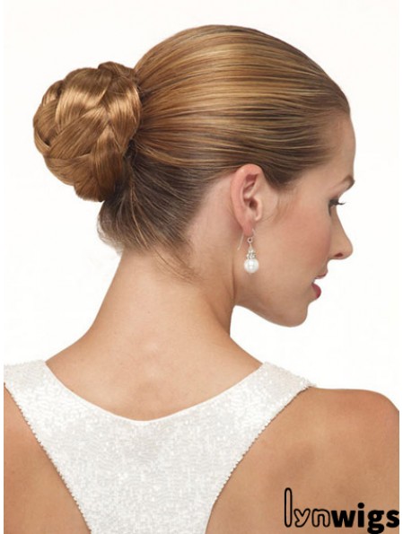 Brown Clip In Hair Buns