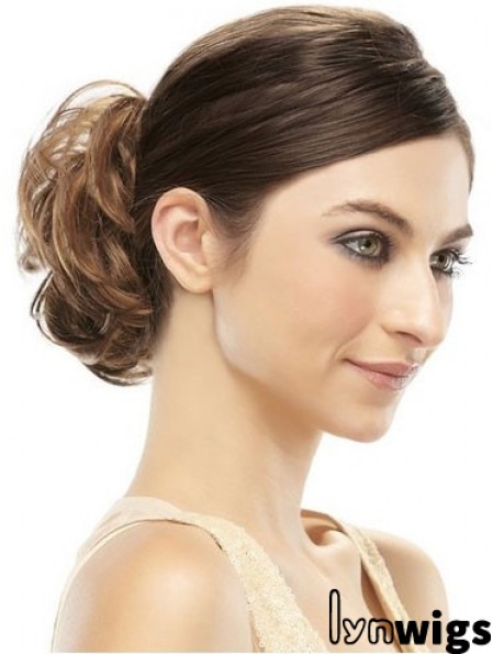 Brown Bun Hair Wrap