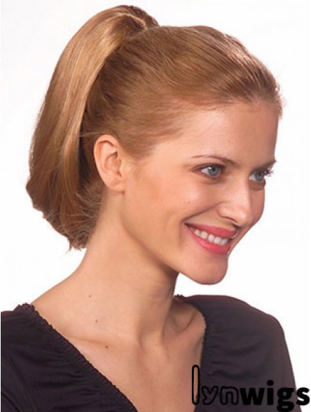 Fashionable Straight Brown Ponytails